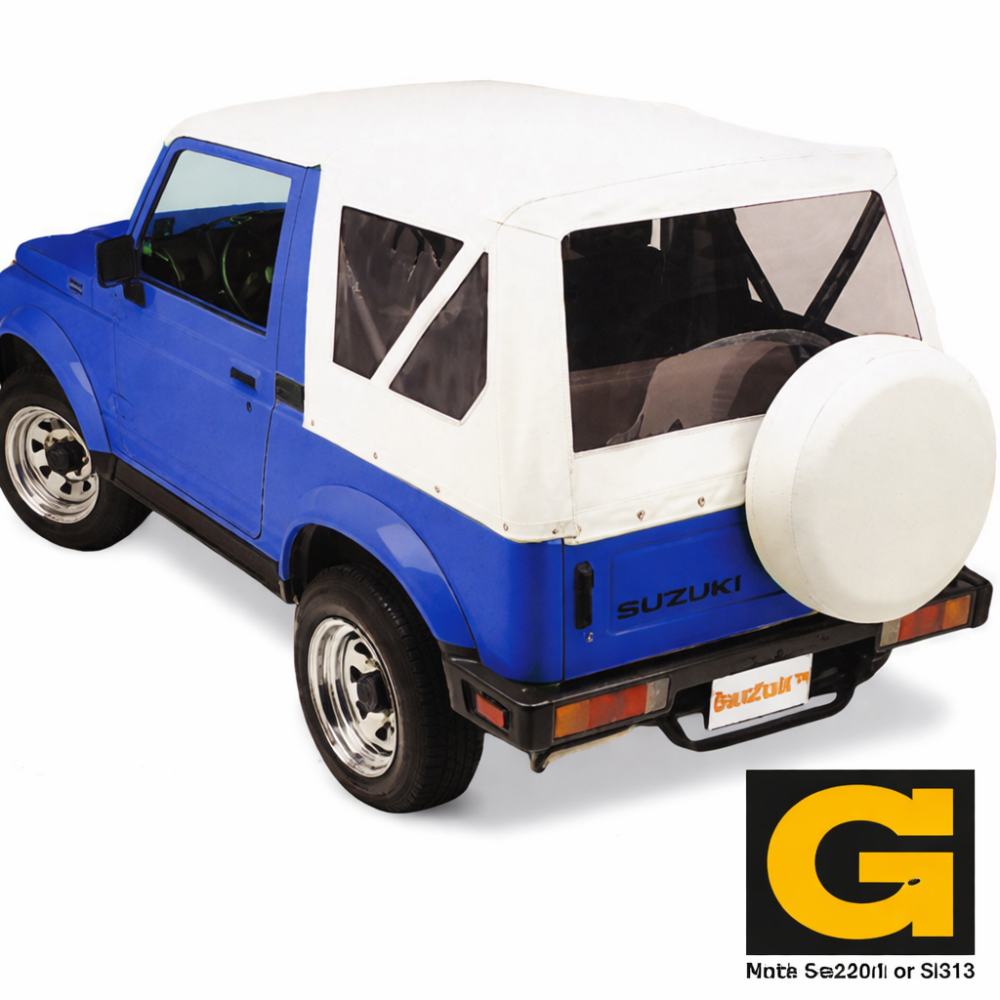 Ersatz Softtop weiß/denim Economy Suzuki 413/410