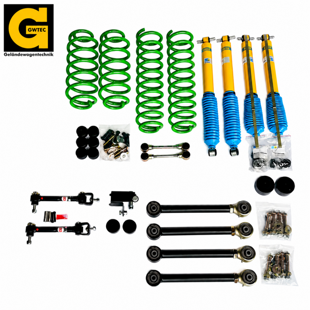 Fahrwerk +75 mm Flex KS Jeep Wrangler TJ 96-2006