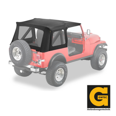 Ersatz-Softtop ohne Gestänge Black Denim TJ 96-02