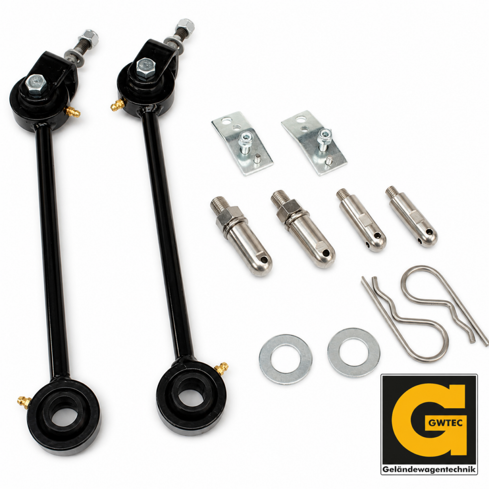 Koppelstangen Set vorne 0-2" Wrangler TJ: 96 - 06