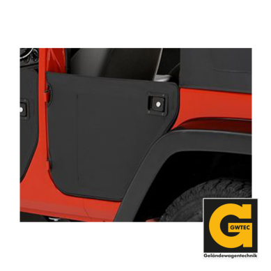 Halbtüren Set hinten Black Diamond Jeep JK 07-18