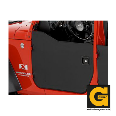 Halbtüren Set vorne Black Diamond Jeep Wrangler JK