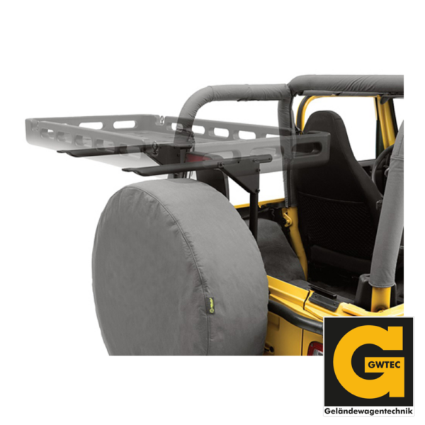 Montagekit Tailgate Jeep Wrangler JK 07-18