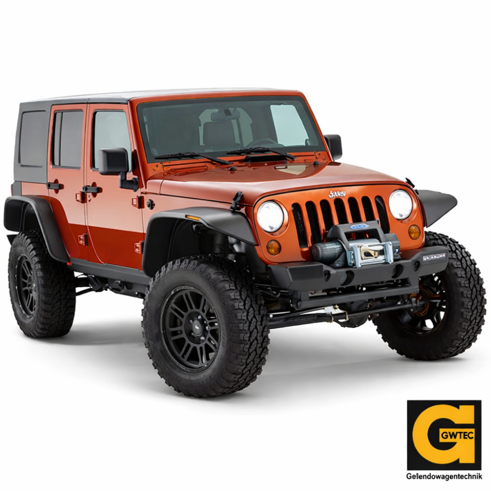 Kotflügelverbreiterung Flat Fender 4 Türer Jeep JK