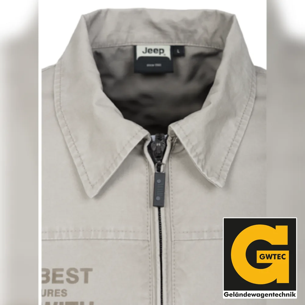 MAN COTTON SHORT JACKET J5S Gr. L Grey Dawn