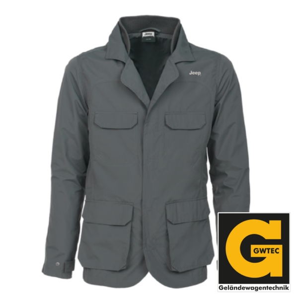 MAN LIGHT 4-POCKET JACKET J5S Gr. M Dark grey