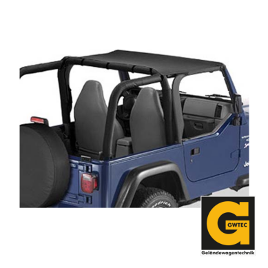 Strapless Bikinitop Black Denim Wrangler TJ 96-02