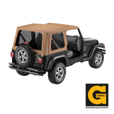Ersatz-Softtop  ohne Gestänge  Spice Jeep TJ 96-02