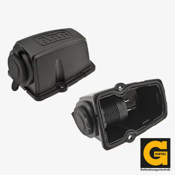 ARB-STECKDOSE 12/24V, MIT GEHÄUSE FÜR AUFBAU