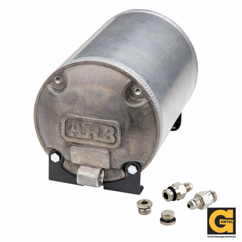 ARB Alu Luftkessel —-4l, 4 Anschlüsse JIC4,