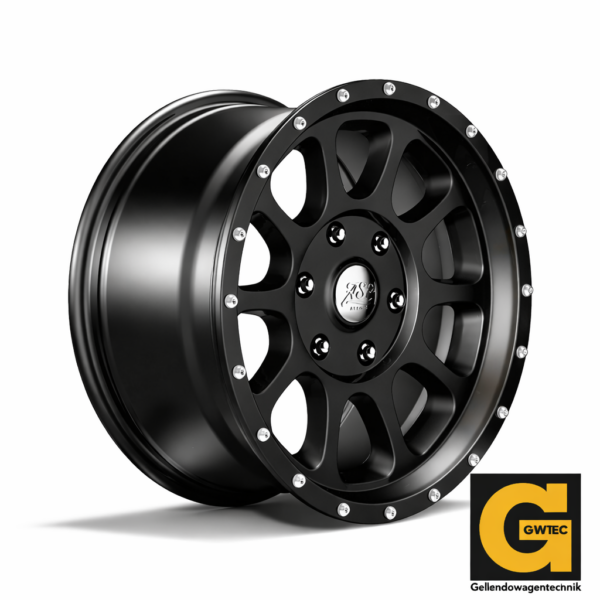 Alloys Alufelge schwarz 8,5x17 ET +12 Jeep JK
