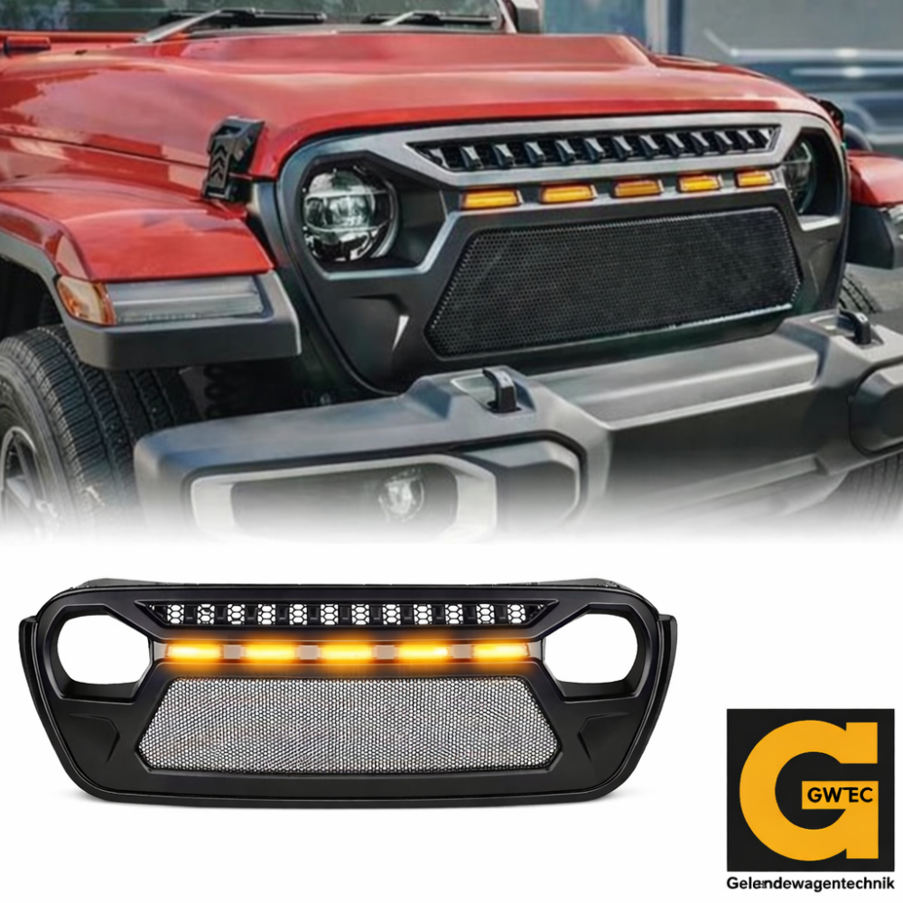 Offroad-Grill Licht Kühler Light Jeep Wrangler JL
