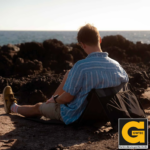 Faltsitz Strand Vickywood grau