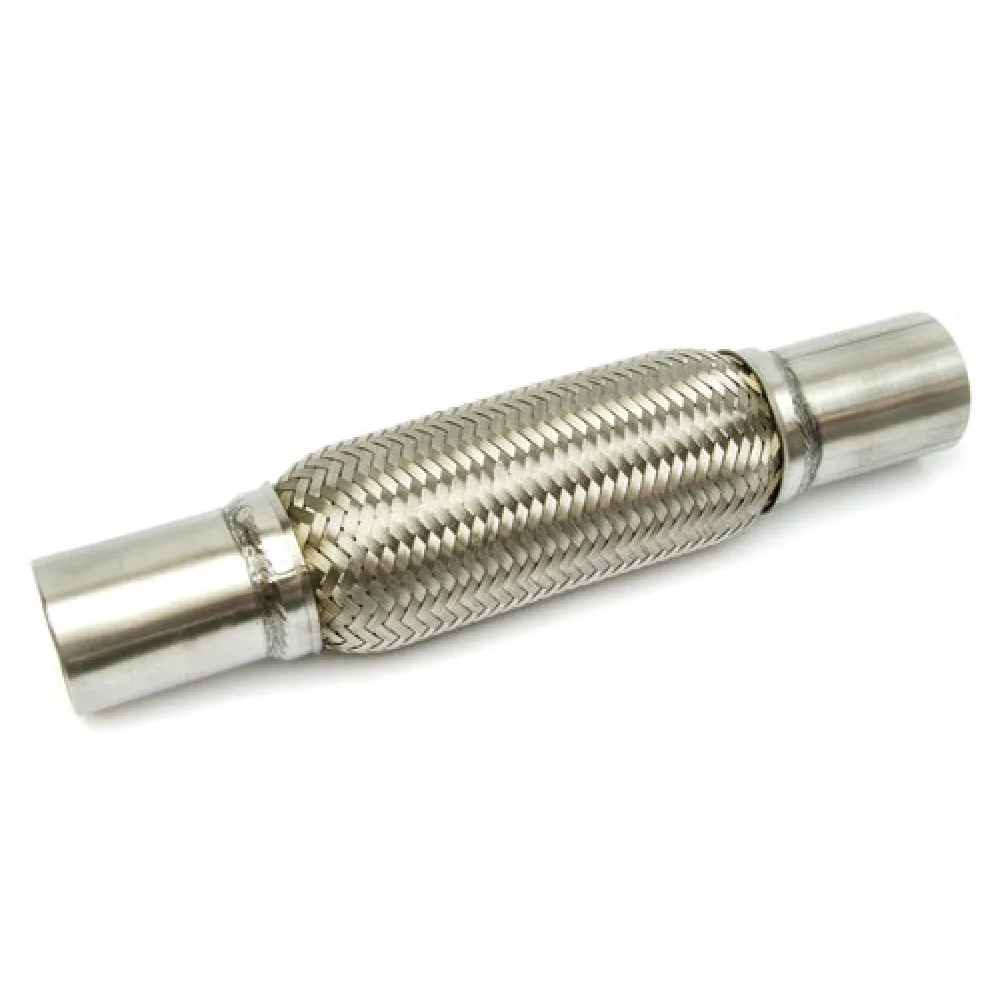 Flexrohr Edelstahl, L1: 10 cm, L2: 20 cm, Ø Rohr 2" = 50mm