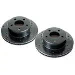 Bremsscheibenset, schwarz gelocht, YJ,TJ,XJ,ZJ, 90-99