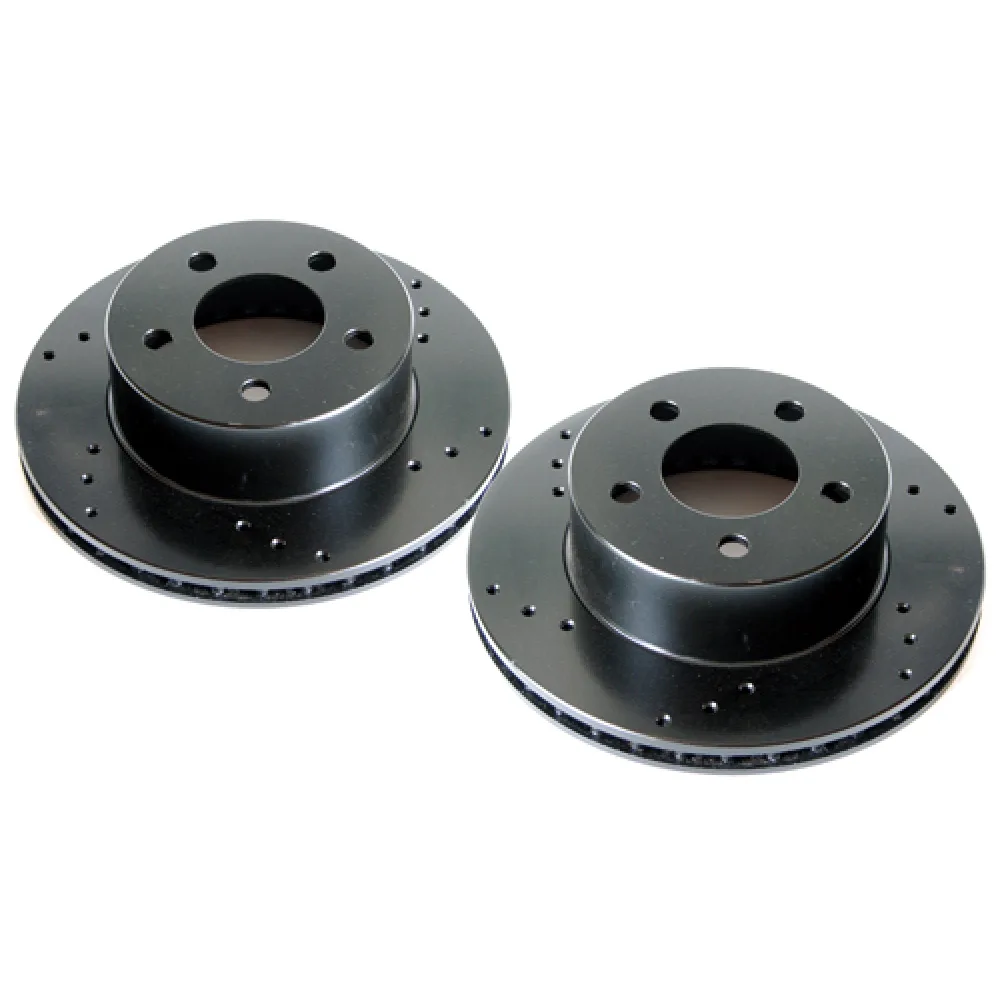 Bremsscheibenset, schwarz gelocht, YJ,TJ,XJ,ZJ, 90-99