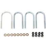 Federbügel Kit, vorne 4 Bügel mit Muttern, CJ, 76-86