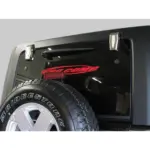 Heckklappenscharniercoverset, oben Chrom 2-Teilig, Wrangler JK,