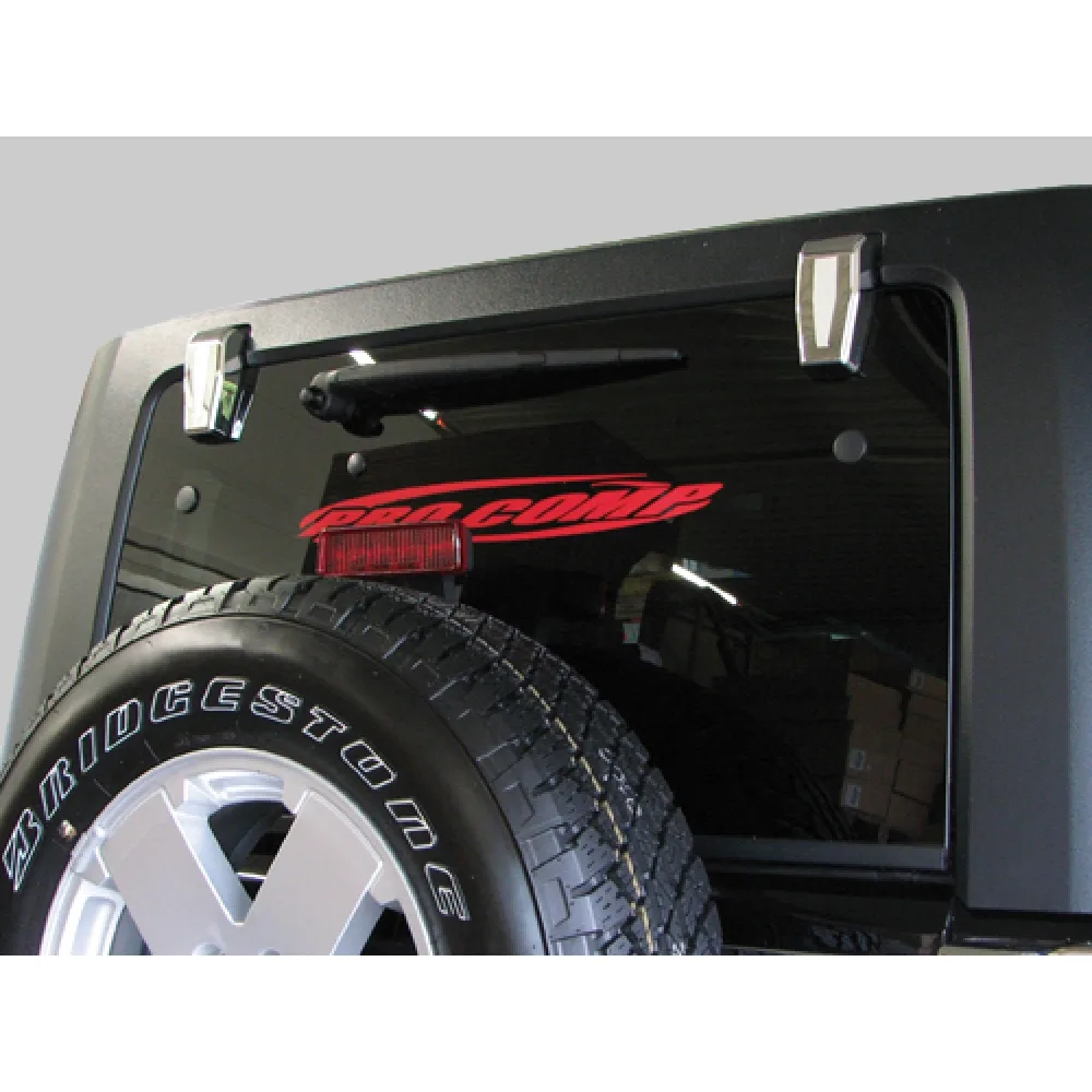 Heckklappenscharniercoverset, oben Chrom 2-Teilig, Wrangler JK,