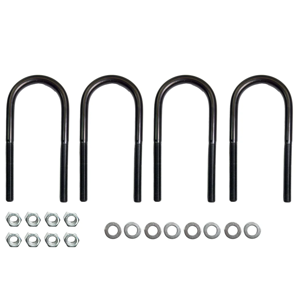 Achsbügel Kits, hinten 4 Bügel mit Muttern, CJ, YJ, 76-95