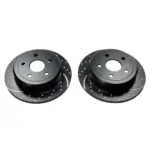 Bremsscheibe Hinterachse gelocht / geschlitzt EBC - Brake