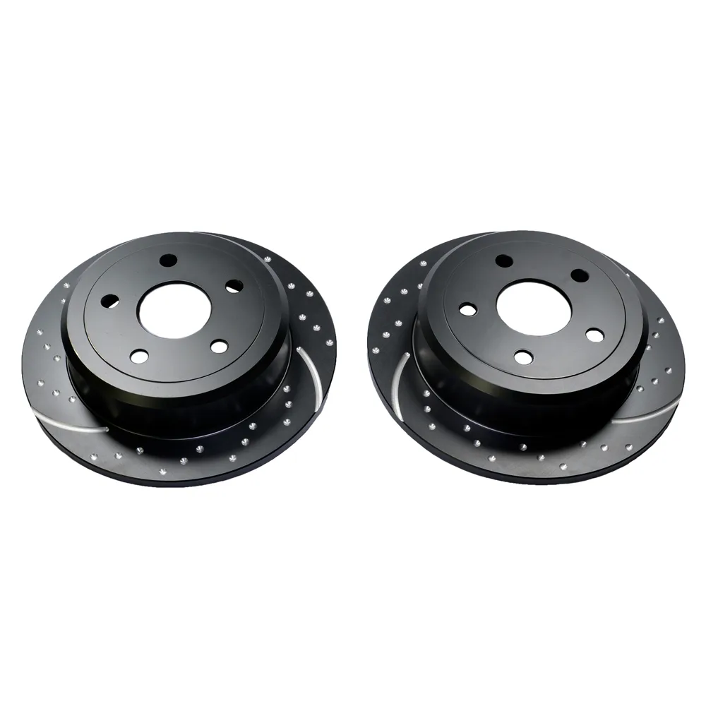 Bremsscheibe Hinterachse gelocht / geschlitzt EBC - Brake