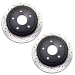 Bremsscheiben Set hinten Red Line Performance gelocht / geschlitzt