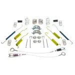 Feder + Nachstellset hinten pro Achse Trommelbremse Crown passend für Cherokee KJ 02