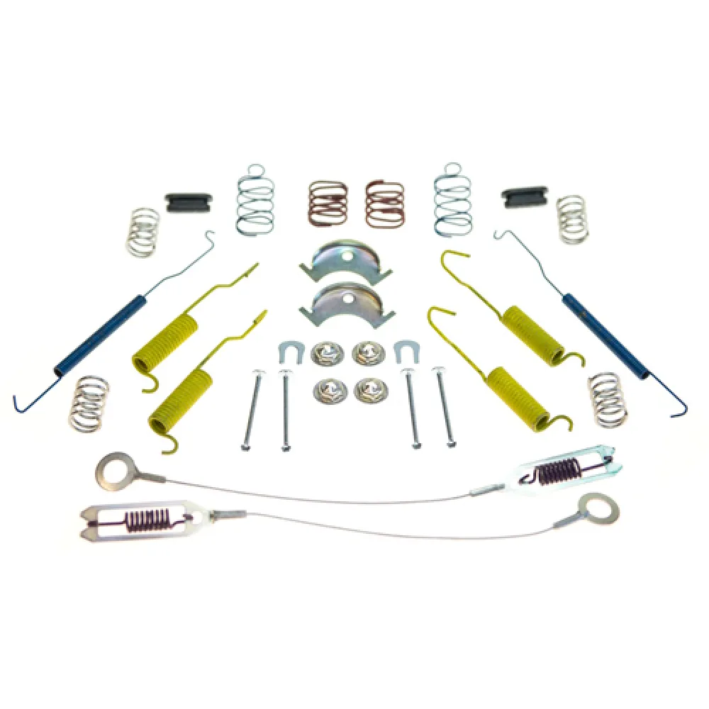 Feder + Nachstellset hinten pro Achse Trommelbremse Crown passend für Cherokee KJ 02