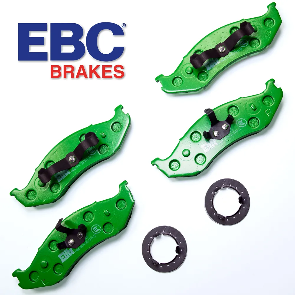 EBC Greenstuff Bremsklötzeset mit E-11 Prüfzeichen Vorderachse