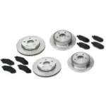 Bremsscheiben + Beläge vorne / Bremsscheiben + Beläge hinten - Wrangler JK 07 - 09