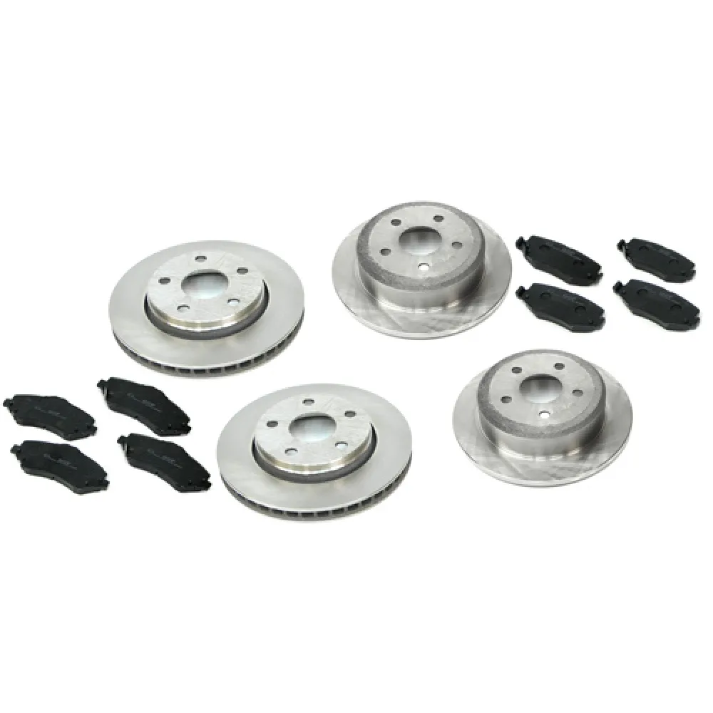 Bremsscheiben + Beläge vorne / Bremsscheiben + Beläge hinten - Wrangler JK 07 - 09