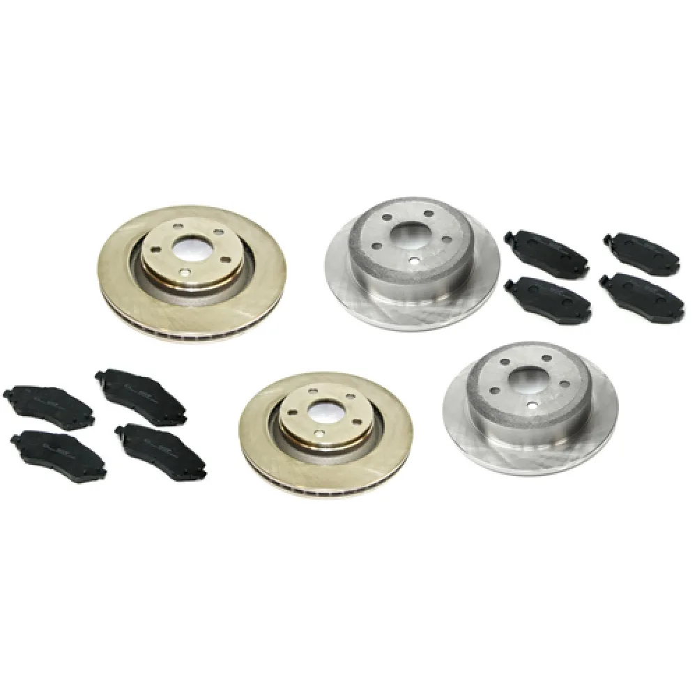 Bremsscheiben + Beläge vorne / Bremsscheiben + Beläge hinten - Wrangler JK 10 - 18
