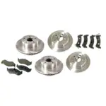 Bremsscheiben + Beläge vorne / hinten für passend für Jeep Grand Cherokee ZJ / ZG 95-98