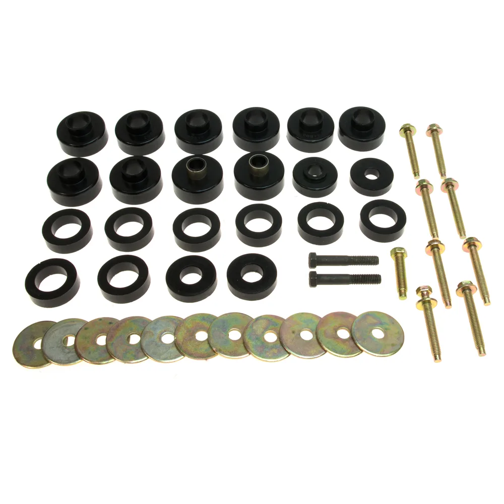 Karrosseriebuchsen Set standard mit Schrauben Polyurethane passend für Jeep CJ 76 - 79