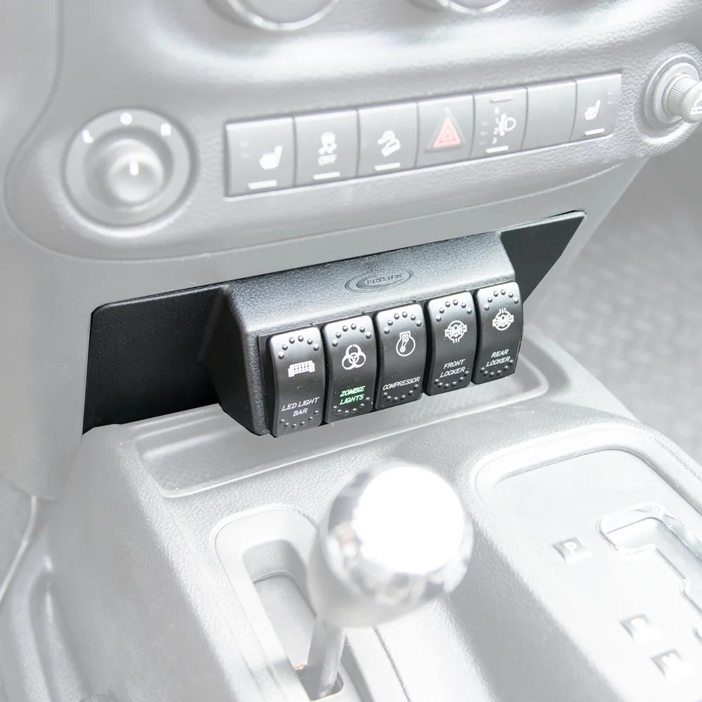 Konsole für Sperren ohne Schalter von Daystar passend für Jeep Wrangler JK (11-18)