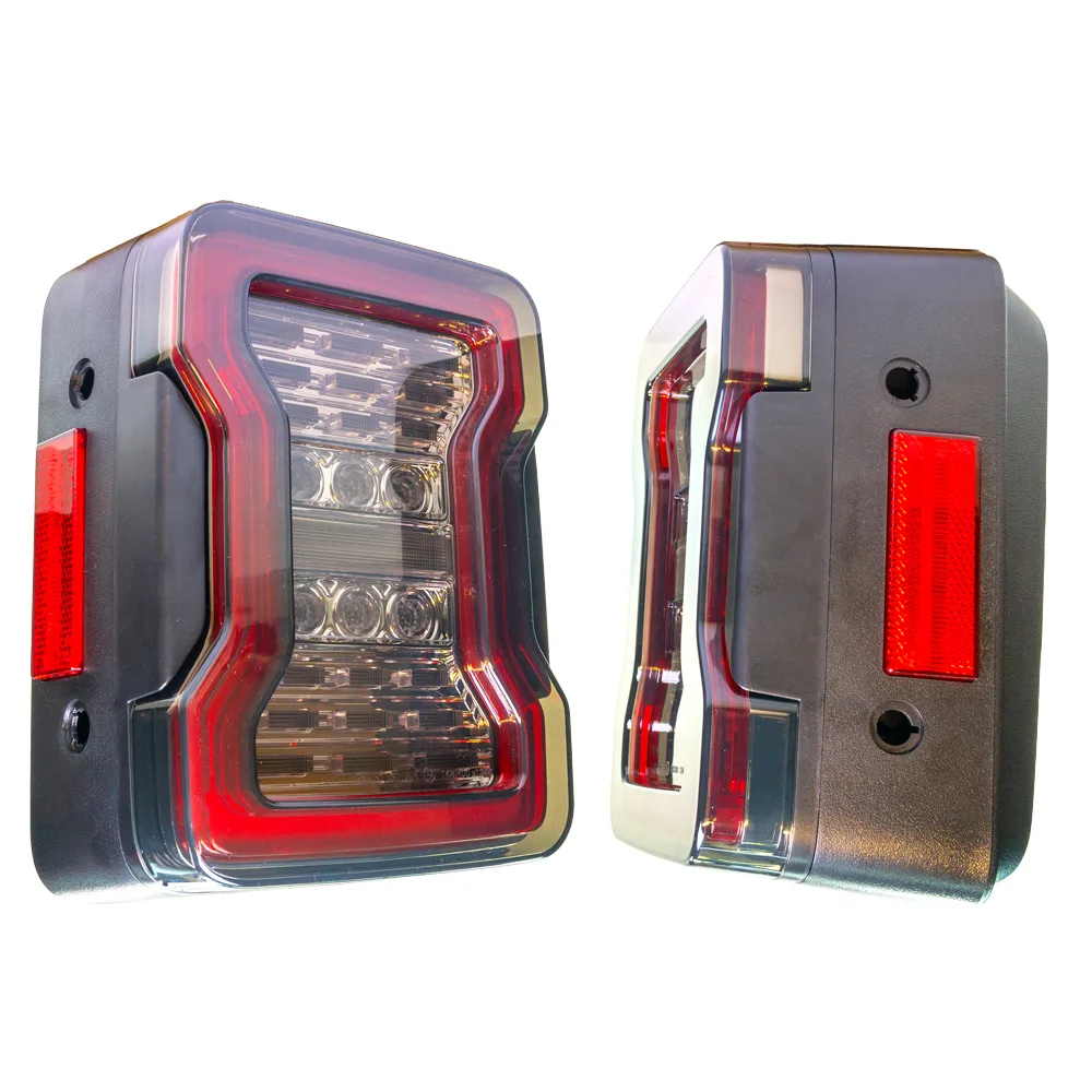 Rückleuchten Set LED schwarz E-Prüfzeichen passend für Jeep Wrangler JK (07-18)