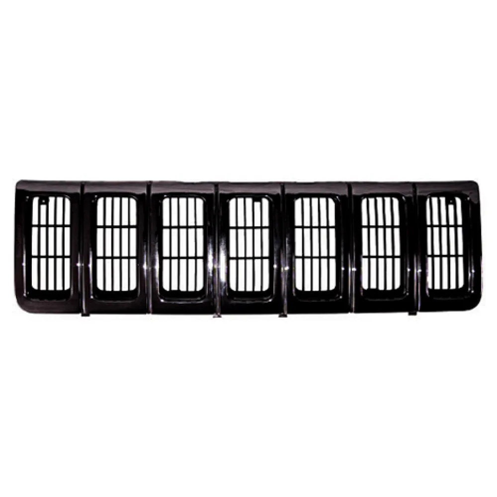 Frontgrill schwarz aus eigenem Programm passend für Jeep Grand Cherokee ZJ / ZG 96-98