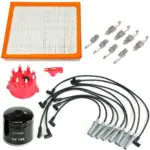 Service Paket mit Zündkabel aus eigenem Programm passend für Jeep Grand Cherokee ZJ / ZG (92-96)