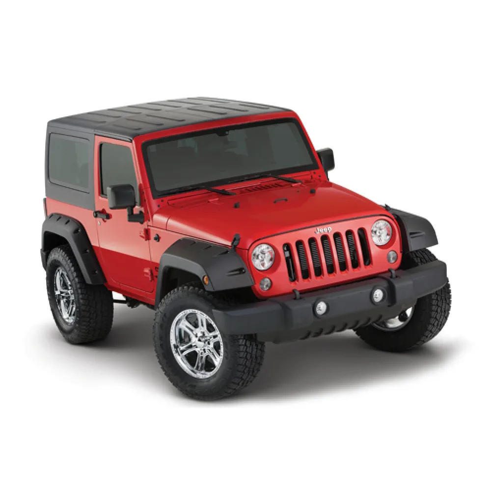 Bushwacker Kotflügelverbreiterung vorne Pocket Style 2-teilig 2 und 4-Türer 9,5" = 24cm - Wrangler JK 07 - 14