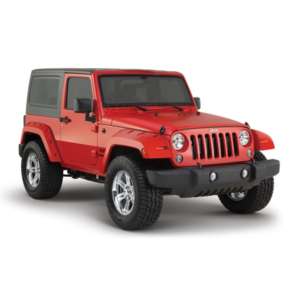 Bushwacker Kotflügelverbreiterung hinten Pocket Style 2-teilig 2-Türer 4,75" = 12cm - Wrangler JK 07 - 14