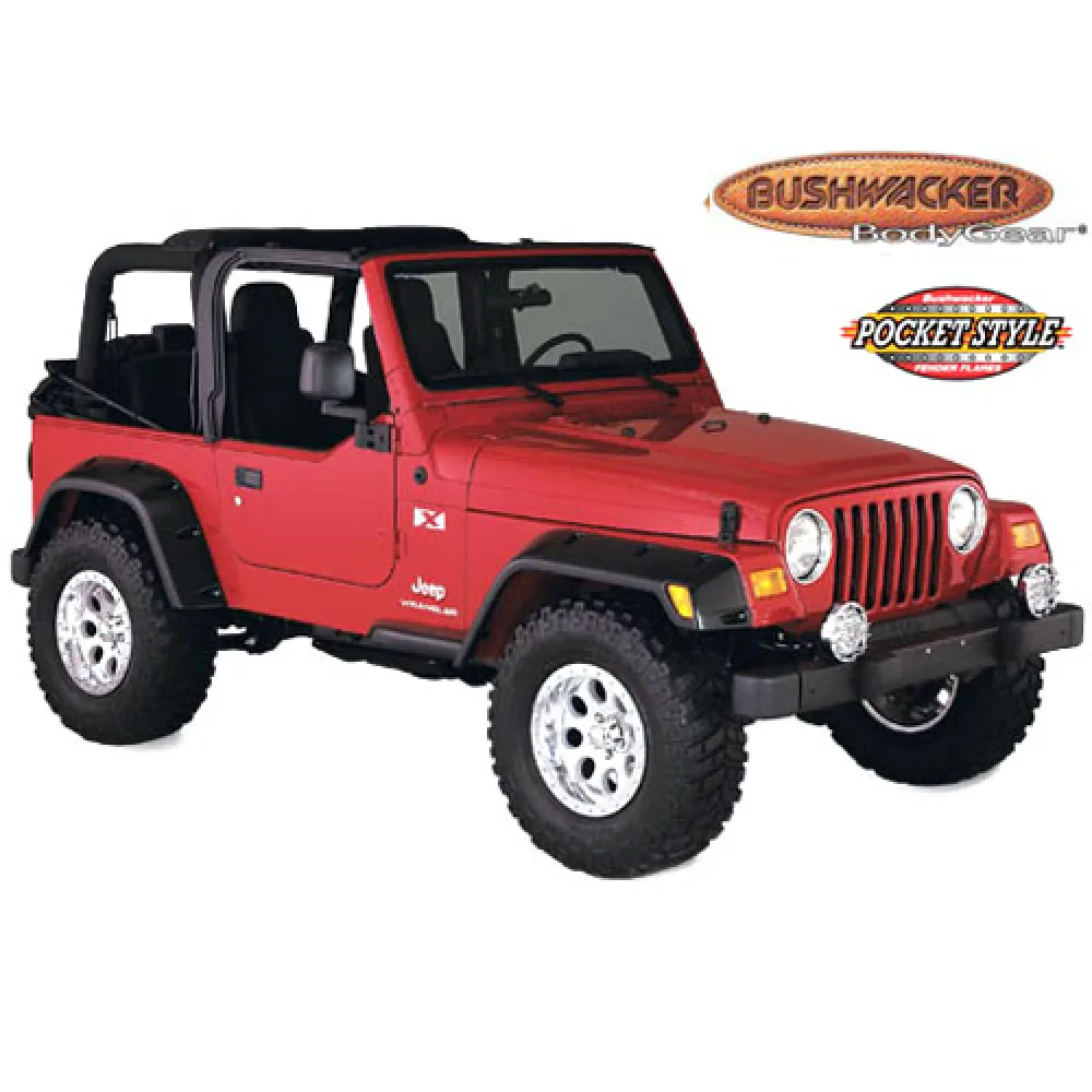Kotflügelverbreiterung 15,5cm Pocket Style 6-teilig Wrangler TJ Bj. 97-06