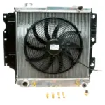 Kühler Aluminium mit E-Lüfter, Thermoschalter 4.2-L.