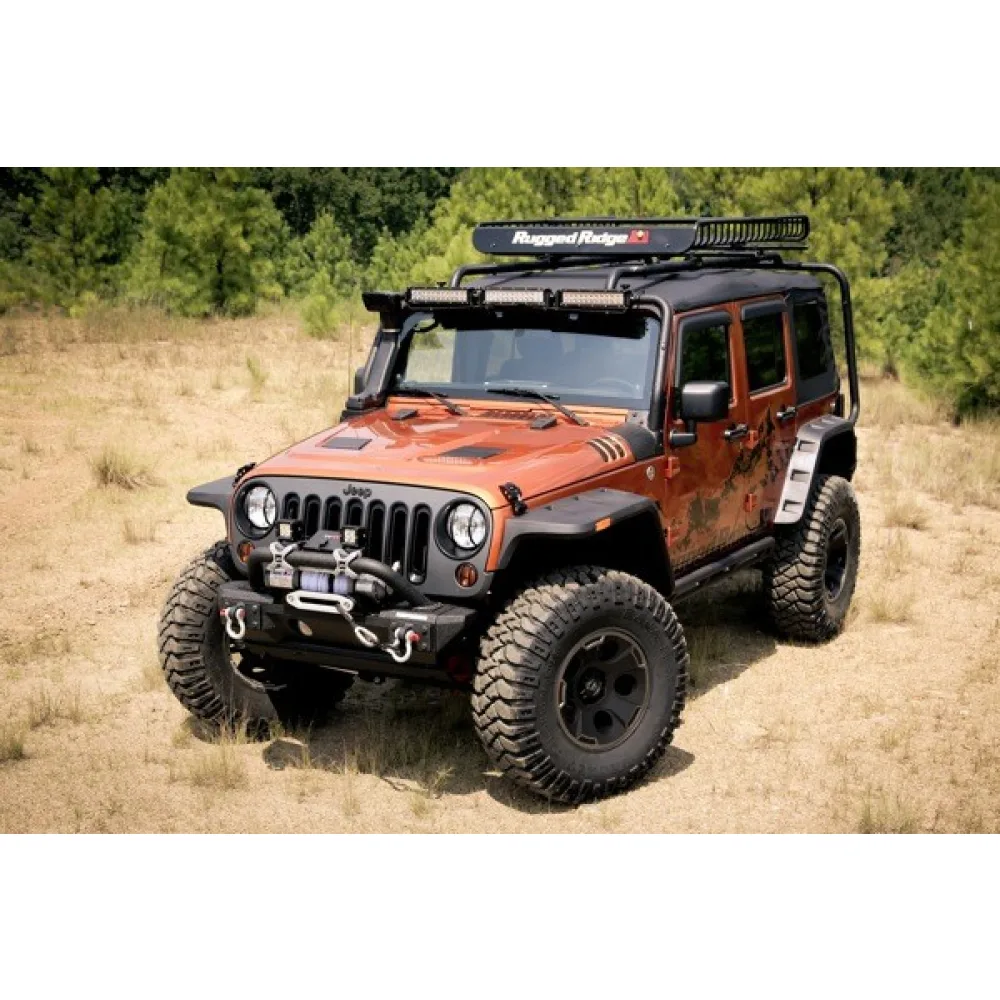 Kotflügelverbreiterung Hurrikane Style 4 teilig Wrangler JK 07 -