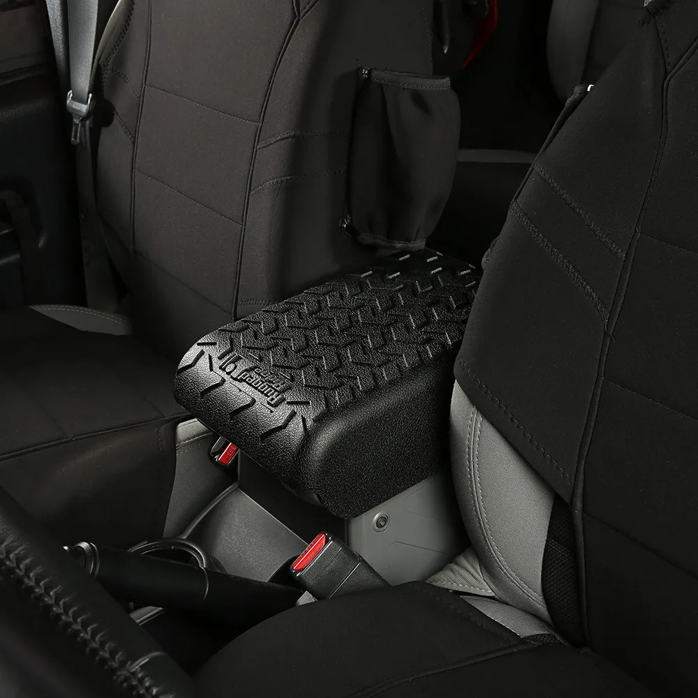 Mittelkonsolen Abdeckung schwarz von Rugged Ridge passend für Jeep Wrangler JK 07-10