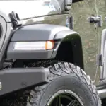 Kotflügel Verbreiterung 4xe 5 cm vorne + hinten passend für Jeep Wrangler JL inkl. TÜV