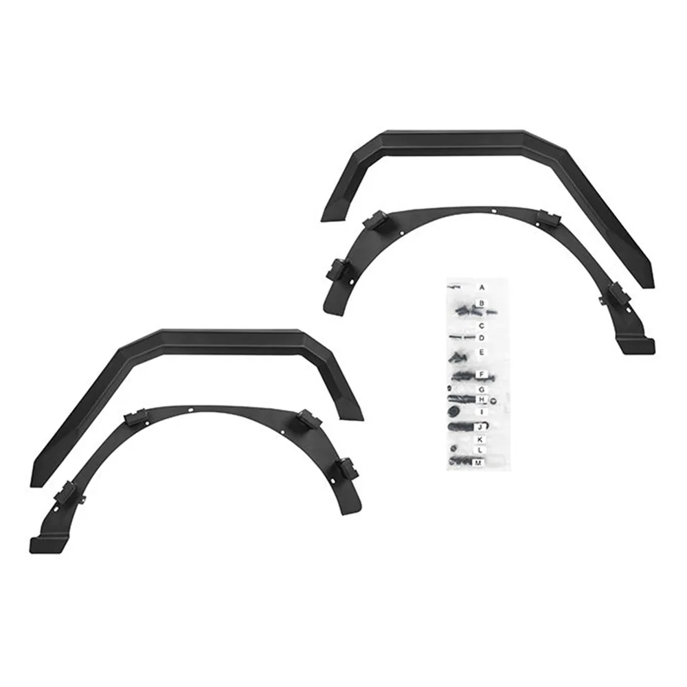 Rival Verbreiterungen hinten Aluminium passend für Jeep Wrangler JL (18-)
