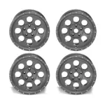 4x Atlanta Alloys Alufelge 1426 Gunmetal Grau 8,5x17 ET +32 Jeep Wrangler JL / JLU