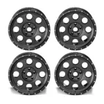 4x Atlanta Alloys Alufelge 1426 schwarz 8,5x18 ET +32 Jeep Wrangler JL / JLU