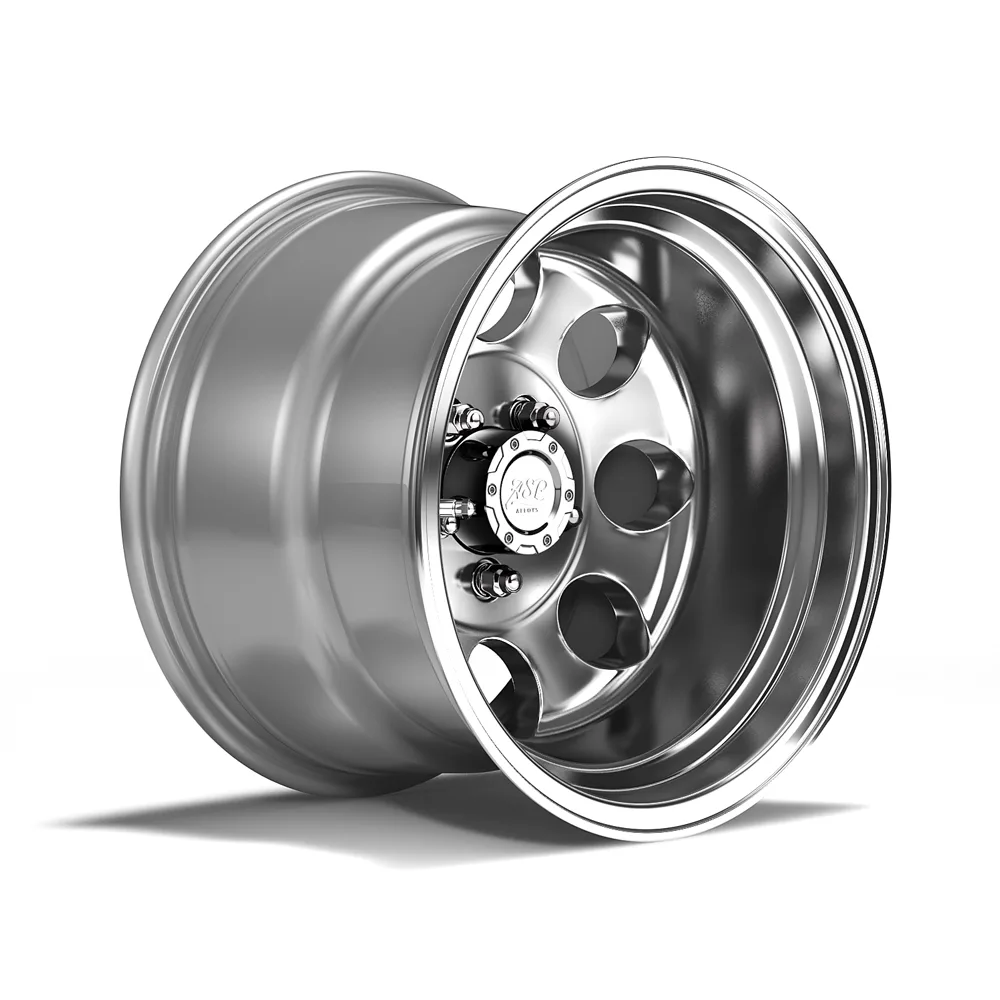 Alloys Alufelge poliert 10x15 ET -43 mit TÜV-Gutachten